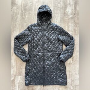 The North Face Thermoball Insulated Hooded Parka Black Size Large Quilted Long